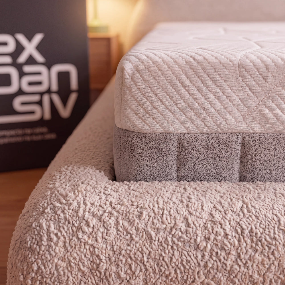 Cama de Casal Luna – Bouclé Linho - imagem 6
