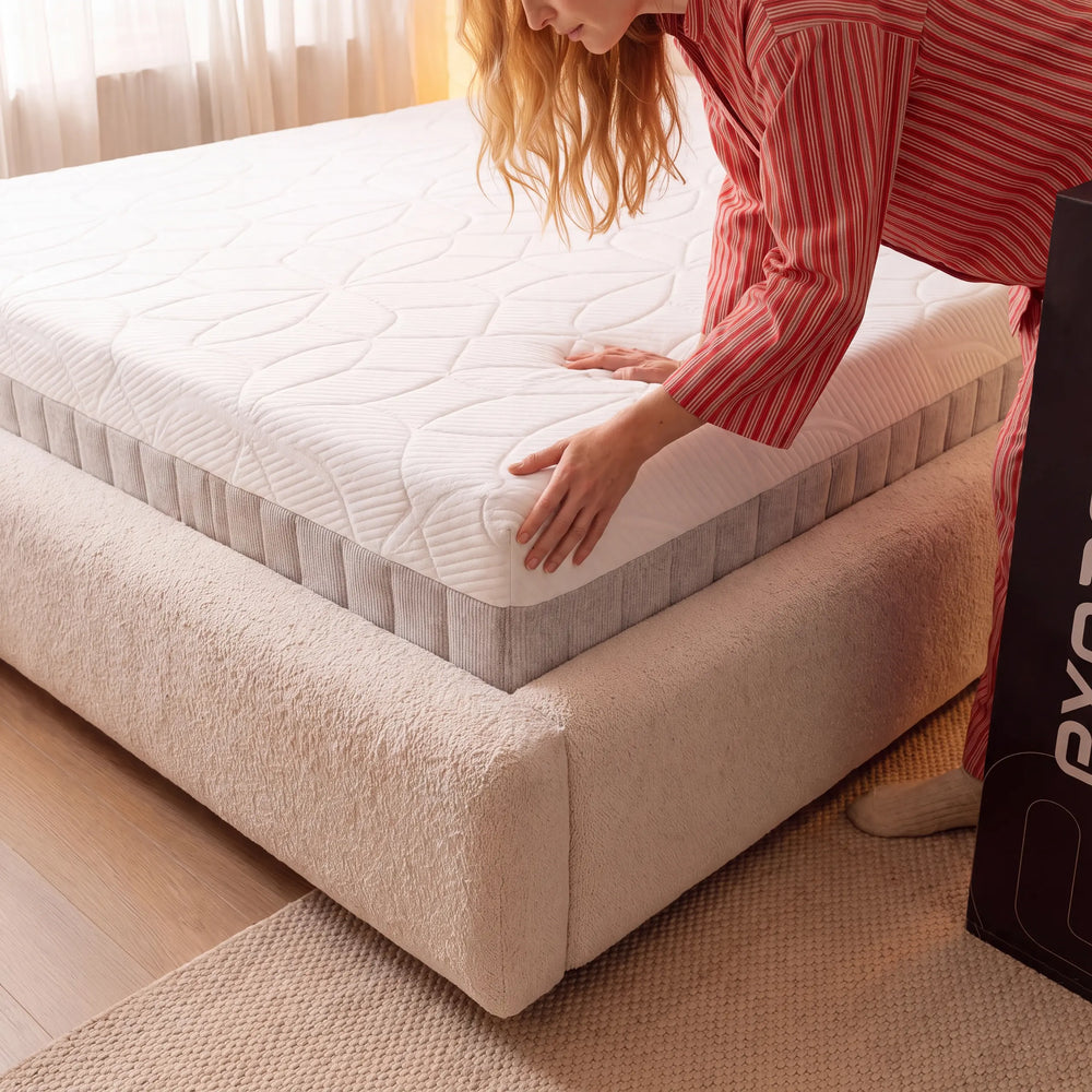 Cama de Casal Aurora – Bouclé Linho - foto 6
