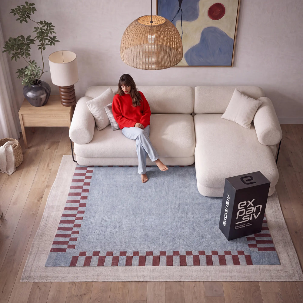 Sofá Cama Casal Flow 2 Lugares na Caixa – Bouclé Linho - foto 4