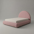 Cama na Caixa Solteiro – Bouclé Rosa