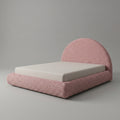 Cama na Caixa Casal – Bouclé Rosa