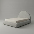 Cama na Caixa Solteiro – Bouclé Cinza