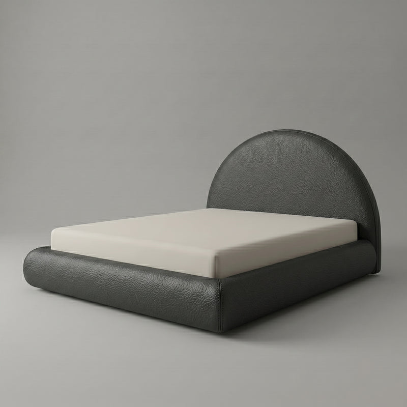 Cama na Caixa Casal – Poli-Couro Preto