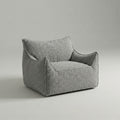 Poltrona Aura – Bouclé Cinza