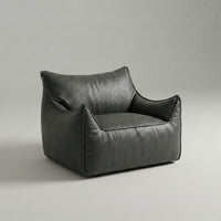 Poltrona Aura – Poli-Couro Preto