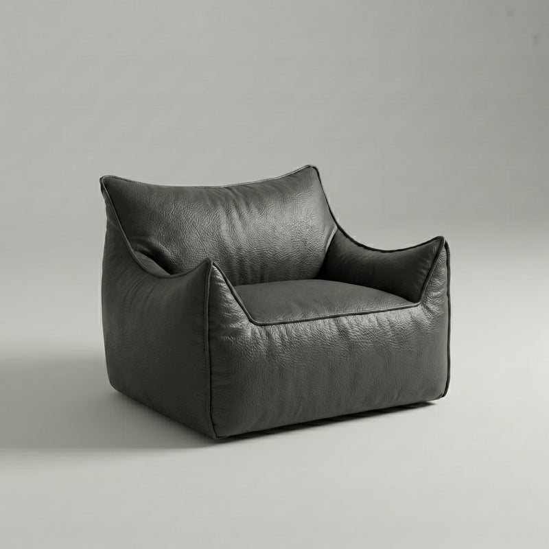 Poltrona Aura – Poli-Couro Preto