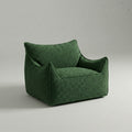 Poltrona Aura – Bouclé Verde Musgo