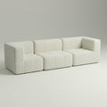 Sofá Modular 3 Lugares – Bouclé Linho