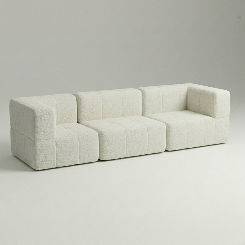 Sofá Modular 3 Lugares – Bouclé Linho