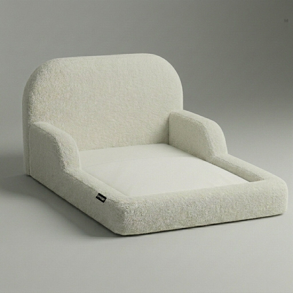 Cama Montessoriana Casal – Bouclé Linho