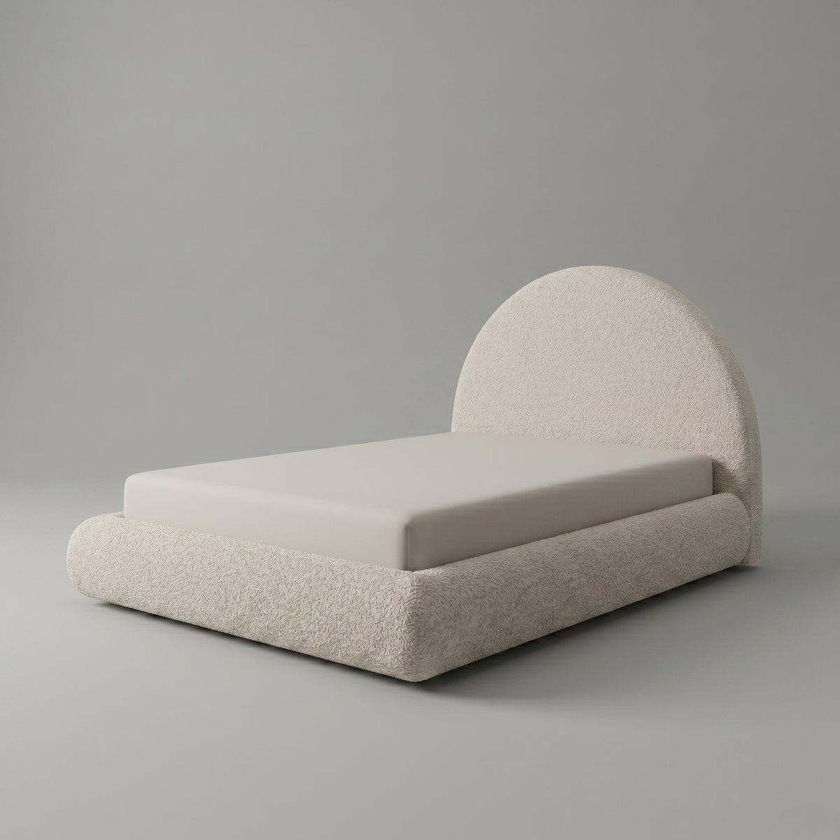 Cama na Caixa Solteiro – Bouclé Linho