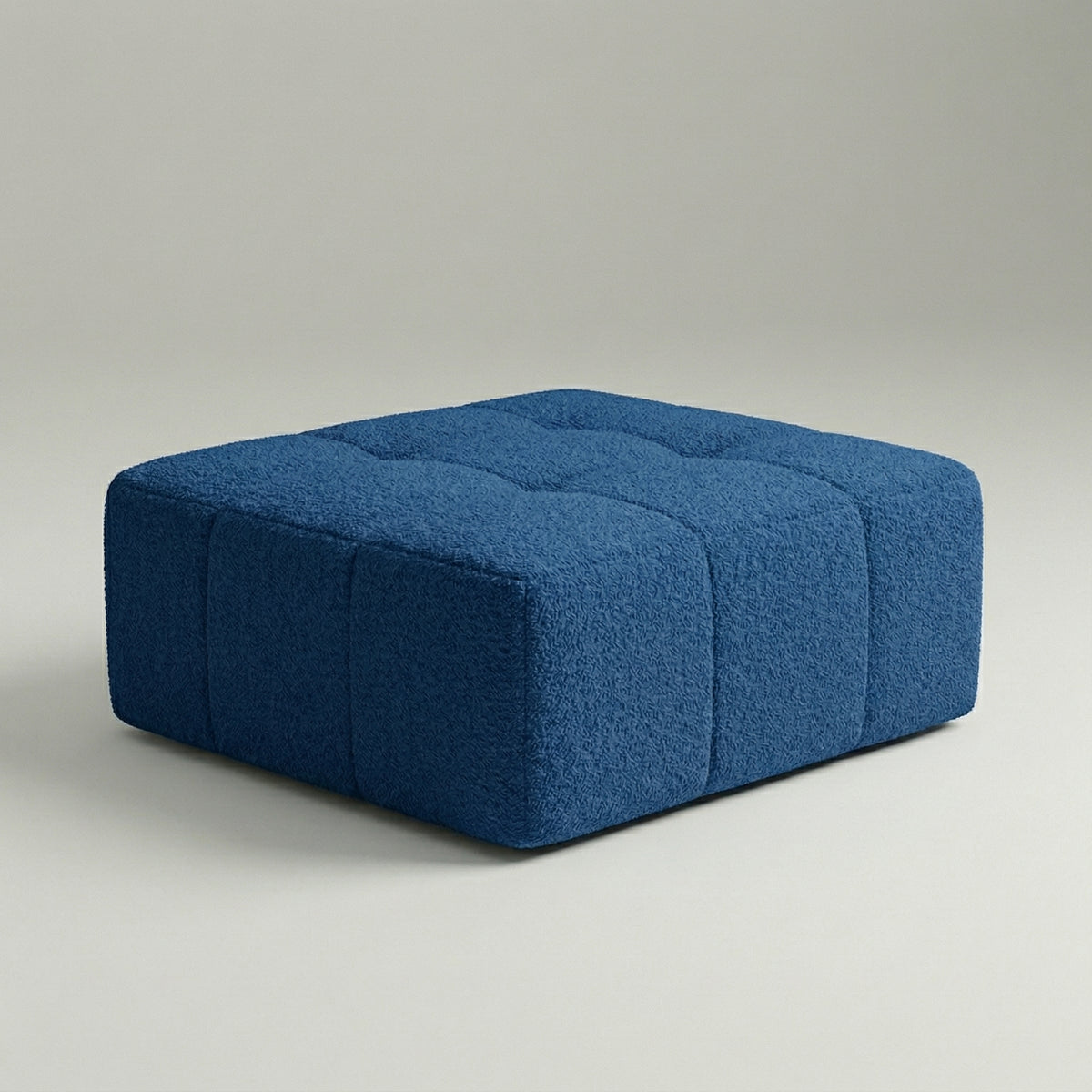 Módulo Chaise – Bouclé Azul Marinho