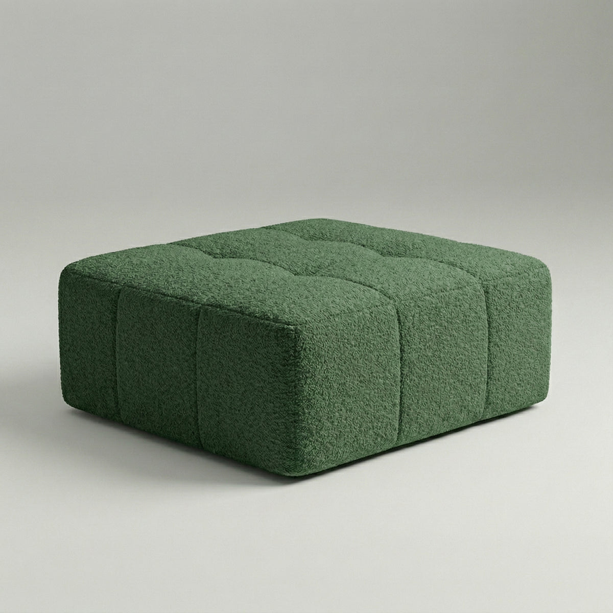Módulo Chaise – Bouclé Verde Musgo