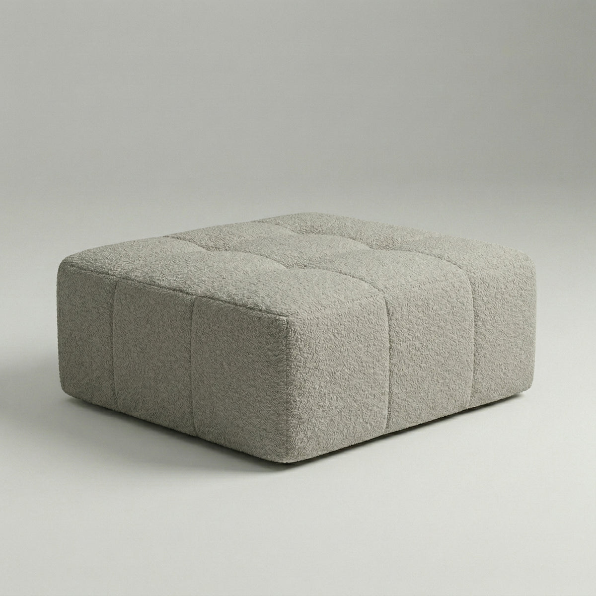Módulo Chaise – Bouclé Cinza