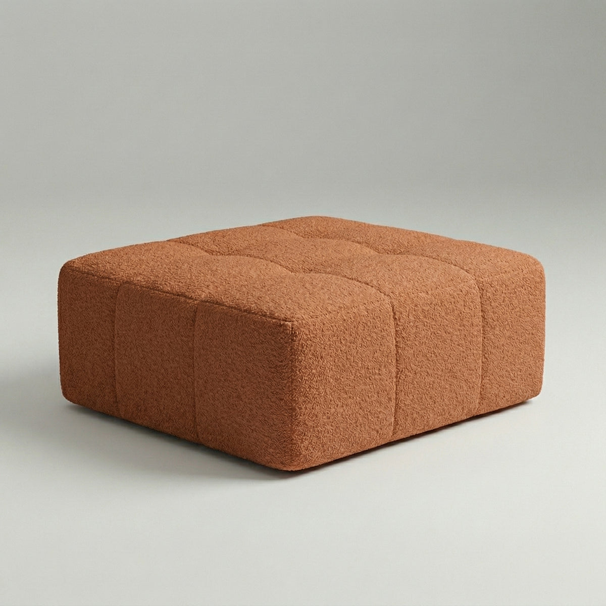 Módulo Chaise – Bouclé Terracota