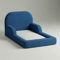 Cama Montessoriana Solteiro – Bouclé Azul Marinho