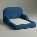Cama Montessoriana Casal – Bouclé Azul Marinho