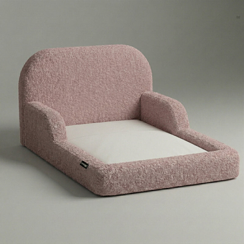 Cama Montessoriana Casal – Bouclé Rosa