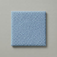 Cama na Caixa Solteiro – Bouclé Azul Claro