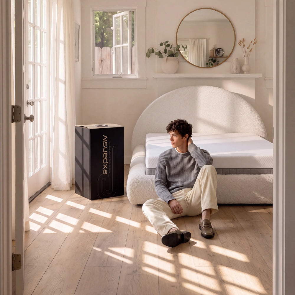 Cama de Casal Luna – Bouclé Linho