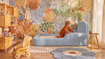 Cama Montessoriana Solteiro – Bouclé Azul Claro - foto 3