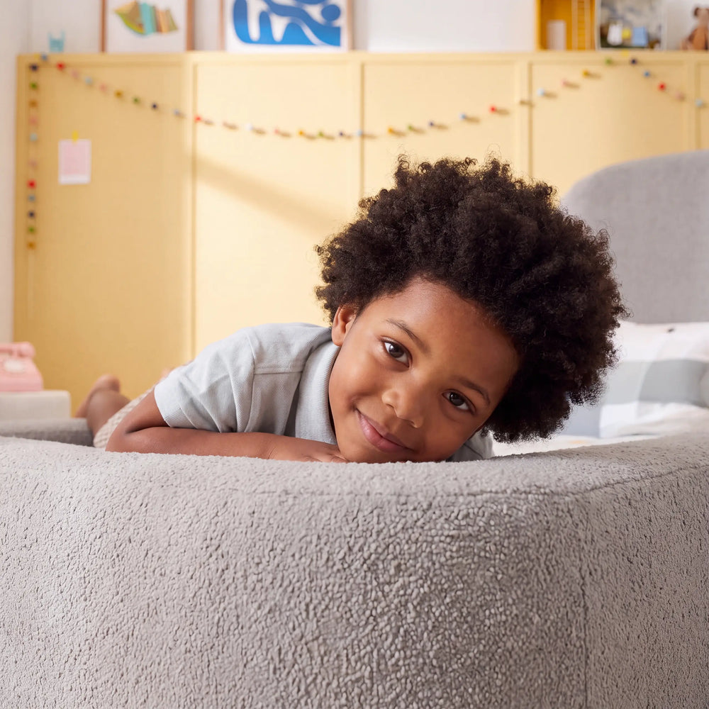 Cama Montessoriana Solteiro – Bouclé Cinza - foto 3