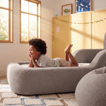 Cama Montessoriana Solteiro – Bouclé Cinza - foto 5