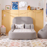 Cama Montessoriana Solteiro – Bouclé Cinza - foto 6