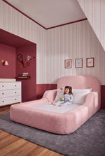 Cama Montessoriana Solteiro – Bouclé Rosa - foto 5