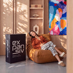 Poltrona na Caixa Mood – Courino Marrom - imagem 5