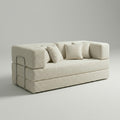 Sofá Cama Flux – Bouclé Linho