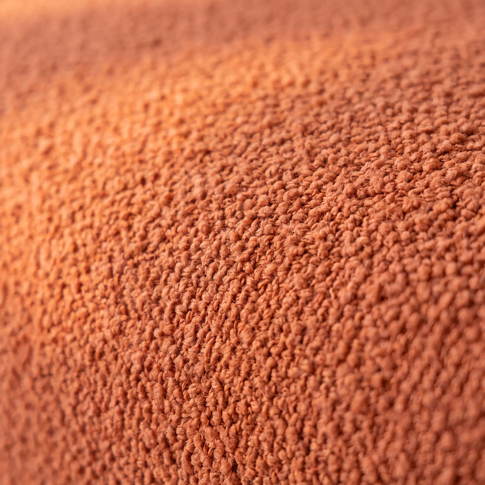 Sofá Cama Casal Flux 2 Lugares na Caixa – Bouclé Terracota - foto 6